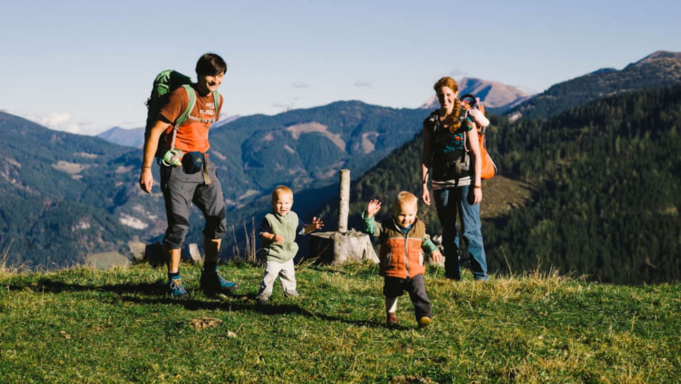 Kinder am Berg: Wandern mit der Familie