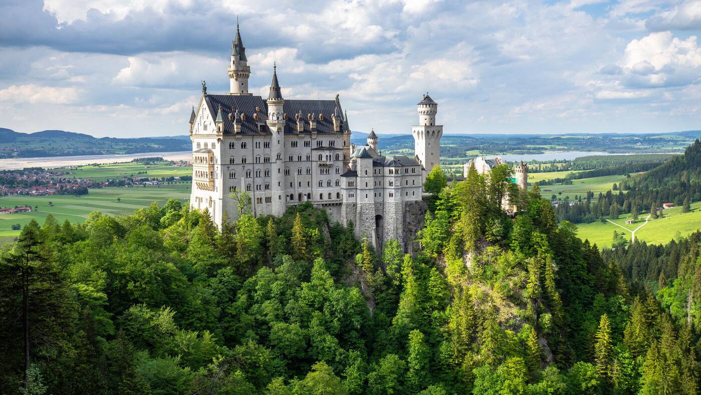Schloss Neuschwanstein - das Märchenschloss von König Ludwig