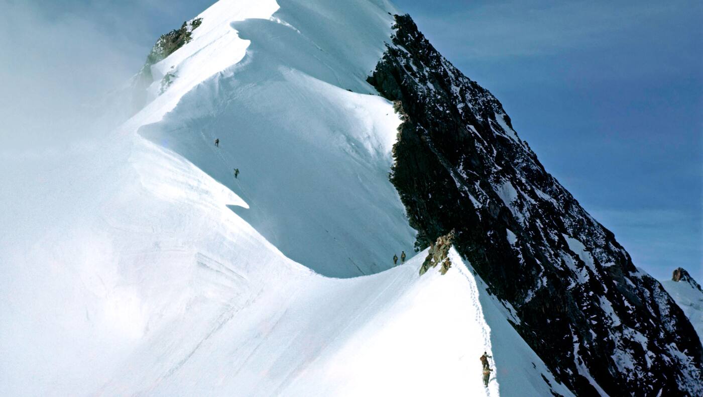 Biancograt: Piz Bernina in der Schweiz