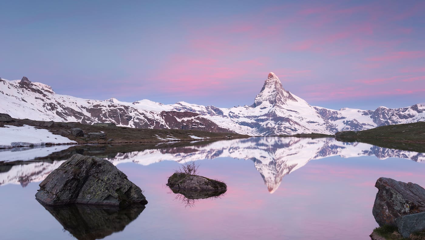 Schweiz: Matterhorn in den Walliser Alpen
