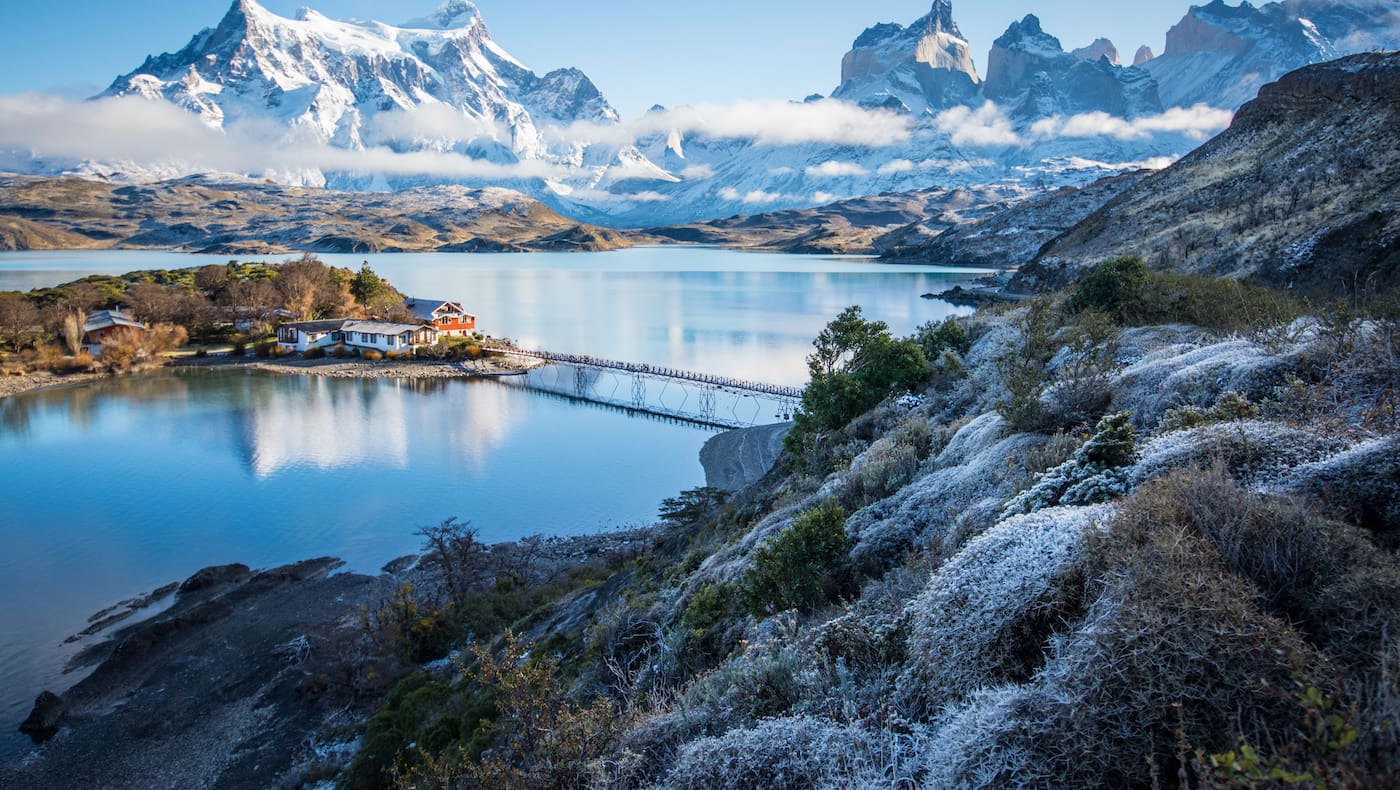 Patagonien Pehoe Lake Torres del Paine