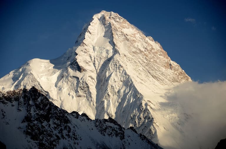 Der K2 im Karakorum, von Norden