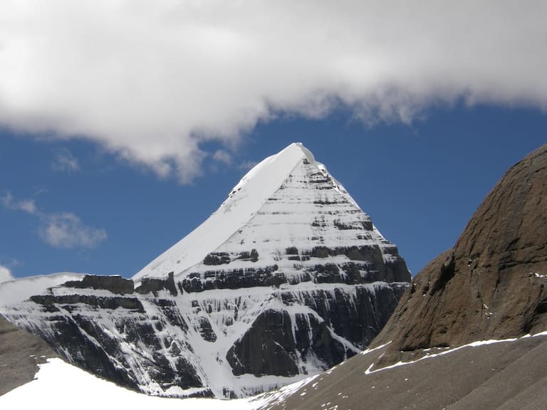 Der Mount Kailash in Tibet, von Osten