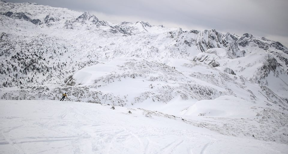 Die Kleine Berchtesgadener Reibn, Schneelandschaft