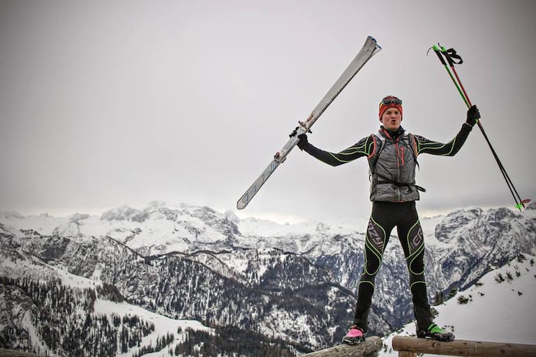 Die Kleine Berchtesgadener Reibn, Schifahrer