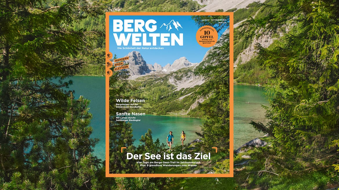 Das neue Bergwelten Magazin (August/September 2021)