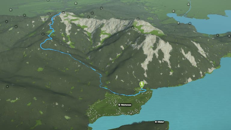 3D-Kartenausschnitt der Wanderung auf den Heimgarten am Walchensee in Bayern