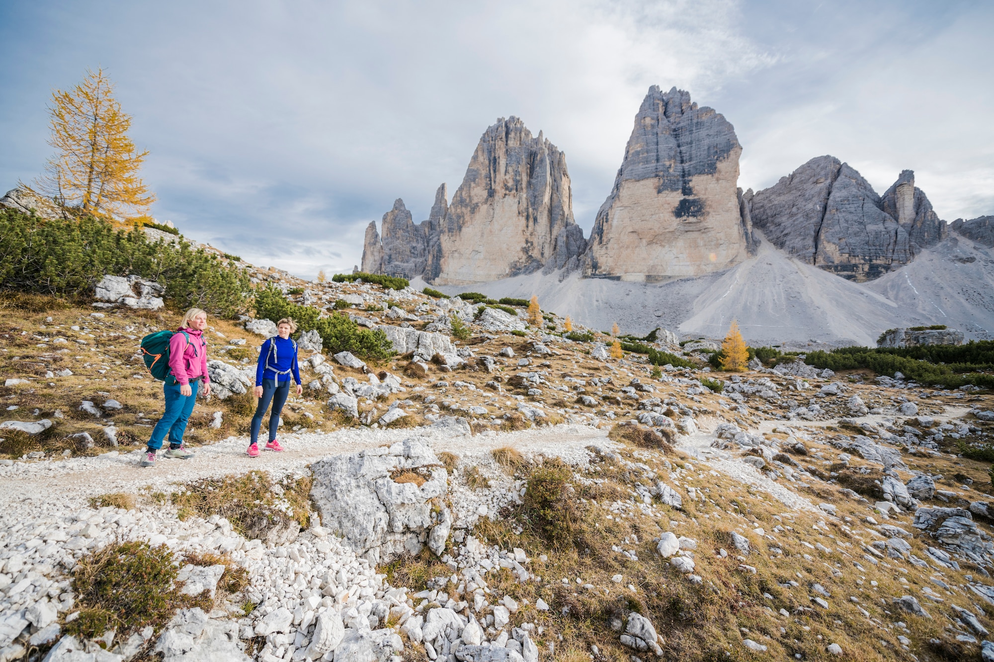 Die Wanderung von der Auronzohütte vorbei an den Drei Zinnen
