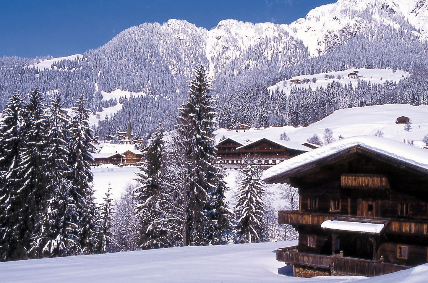 Winterlandschaft im Alpbach-Tal