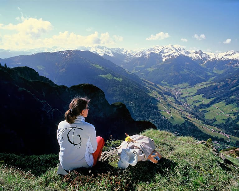 Blick vom Gratlspitz auf das Alpbachtal