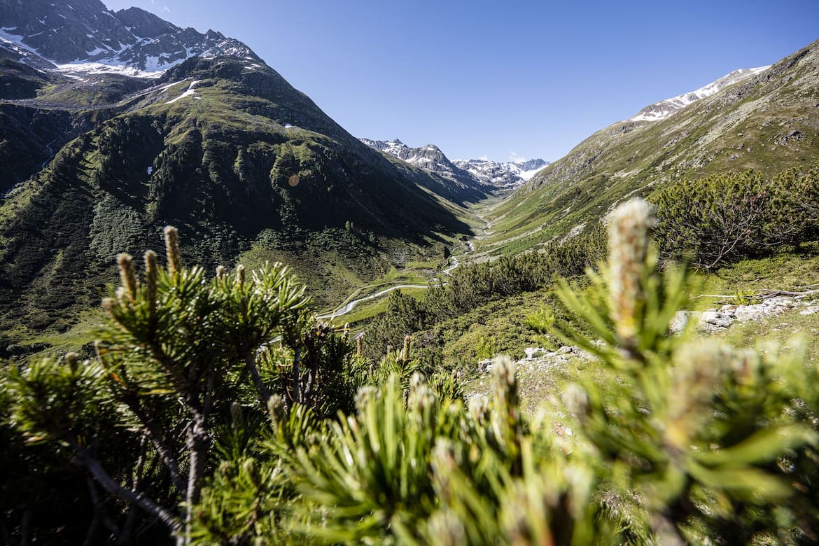 Die alpine Landschaft des Unterengadins eignet sich perfekt für ausgedehnte Wanderungen und Bergtouren.