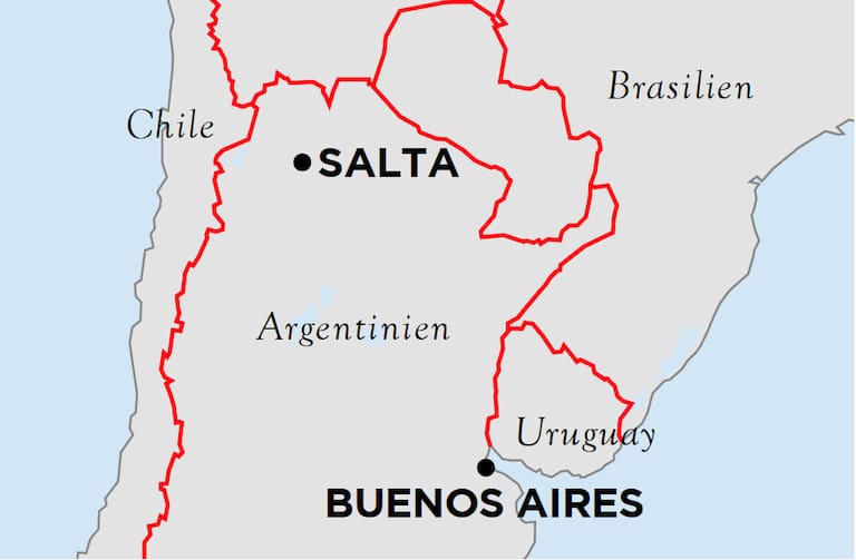 Argentinien Map