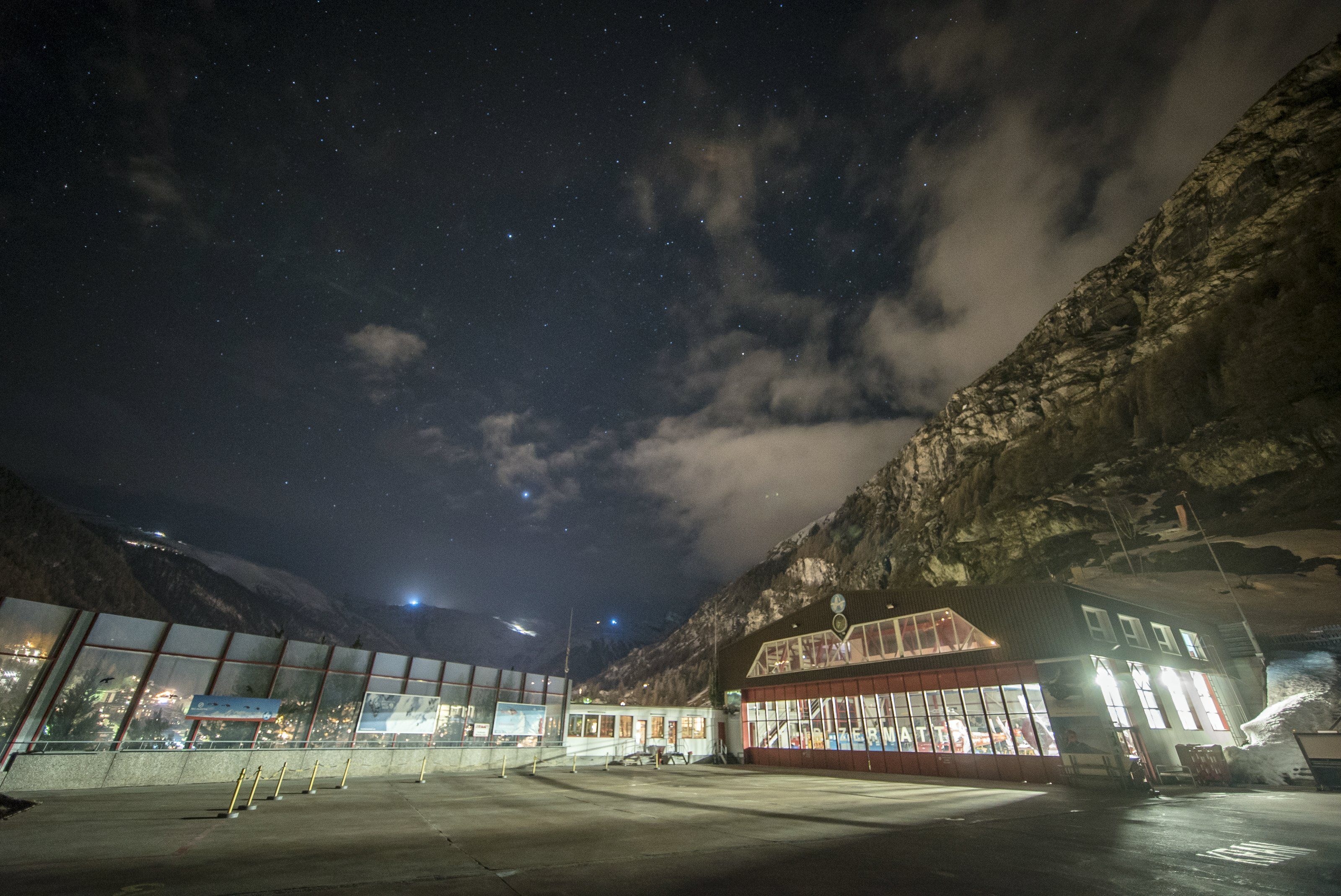 Gerolds Arbeitsplatz in Zermatt