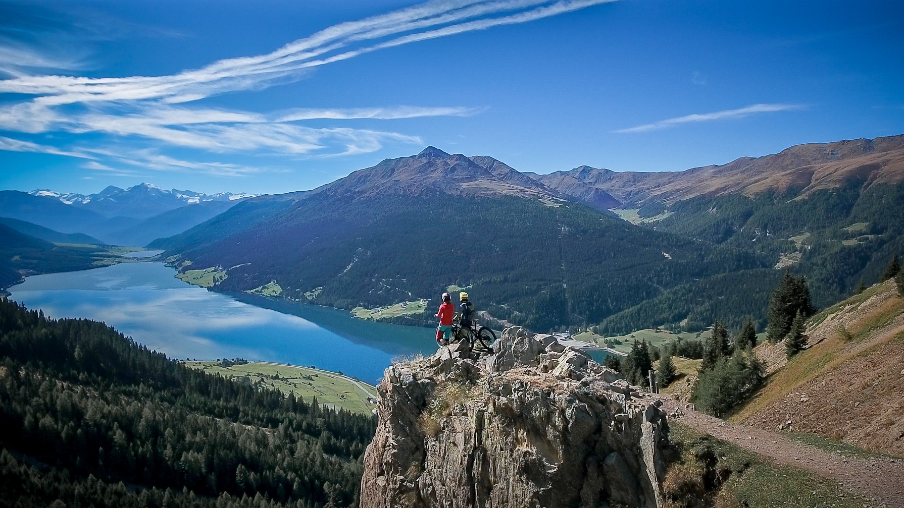 Just Be Mountainbike Bergwelten Reschensee Südtirol