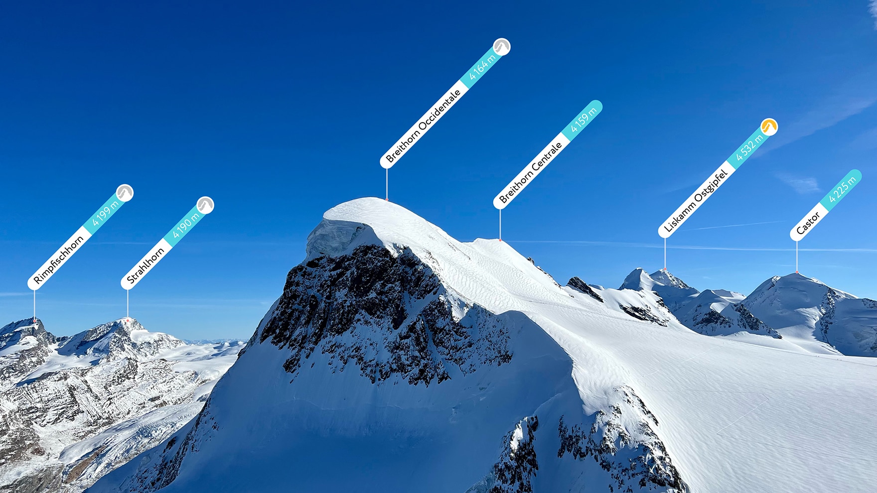 Von den hochalpinen Gipfeln der Schweiz bis zu den abgelegenen Regionen Alaskas, PeakVisor deckt alle großen und kleinen Bergketten der Welt ab. 
