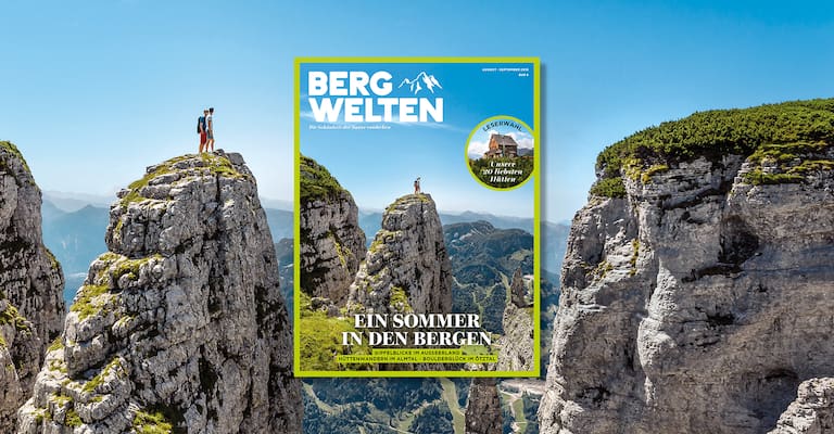 Das neue Bergwelten Magazin (August/September 2018)