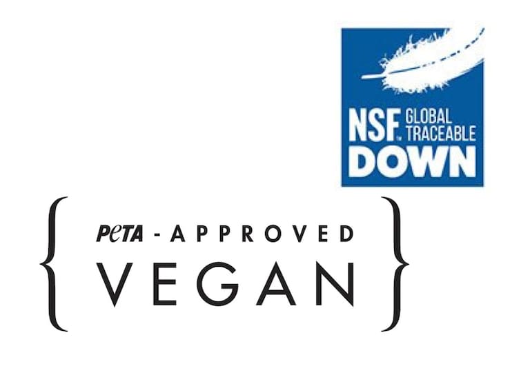 Sowohl das Peta approved Vegan Siegel wie auch der Global Traceable Down Standard haben das Tierwohl im Auge. 