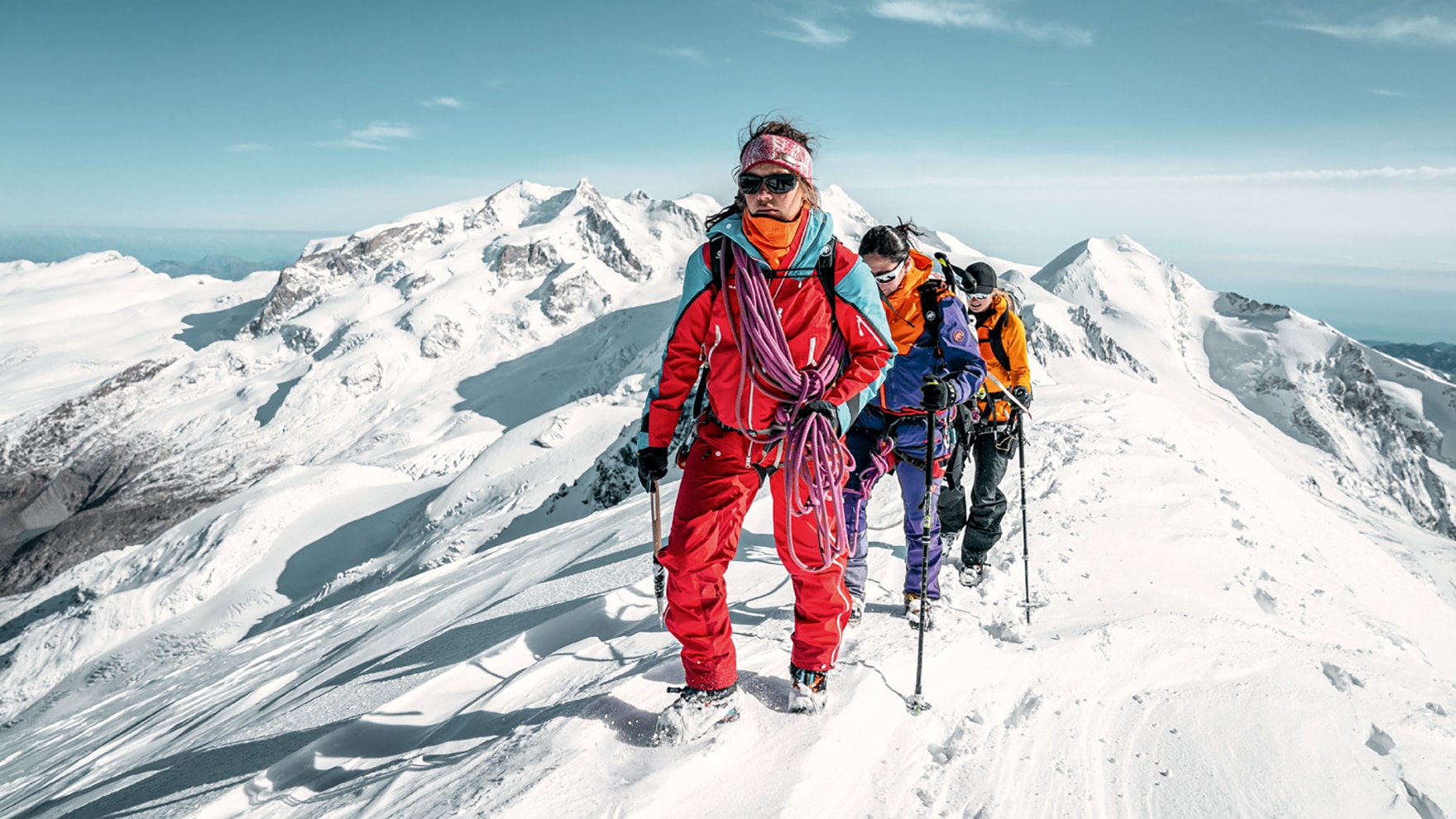 Mit der 100% Women Peak Challenge geben wir Frauen im Bergsport ein Gesicht.