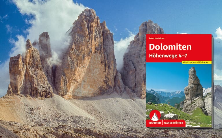 Die Dolomiten-Höhenwege 4-7 findest du im gleichnamigen Rother-Wanderführer.