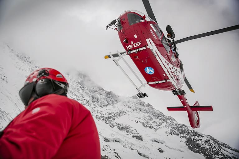 Air Zermatt im Einsatz