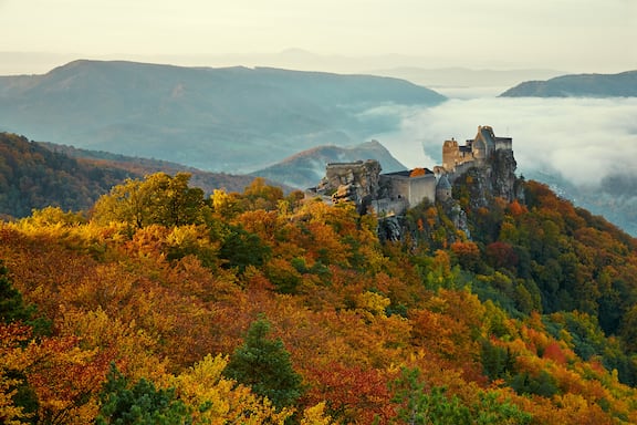 Burgruine Aggstein in der Wachau in Niederösterreich