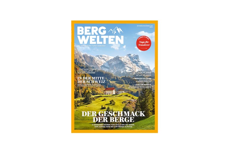 Muotatal: Cover des Bergwelten Magazins (Oktober/November 2017)