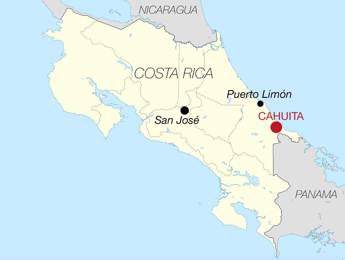 Costa Rica Karte