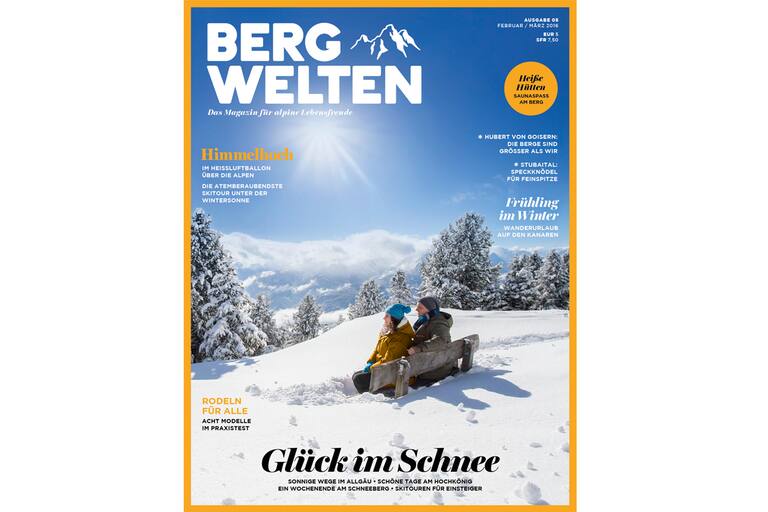 Cover Bergwelten Magazin Winter 2015