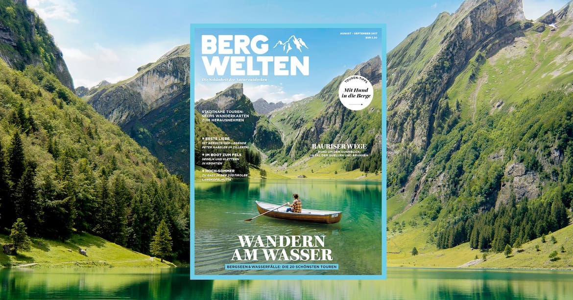 Cover des Bergwelten Magazins (August/September 2017)