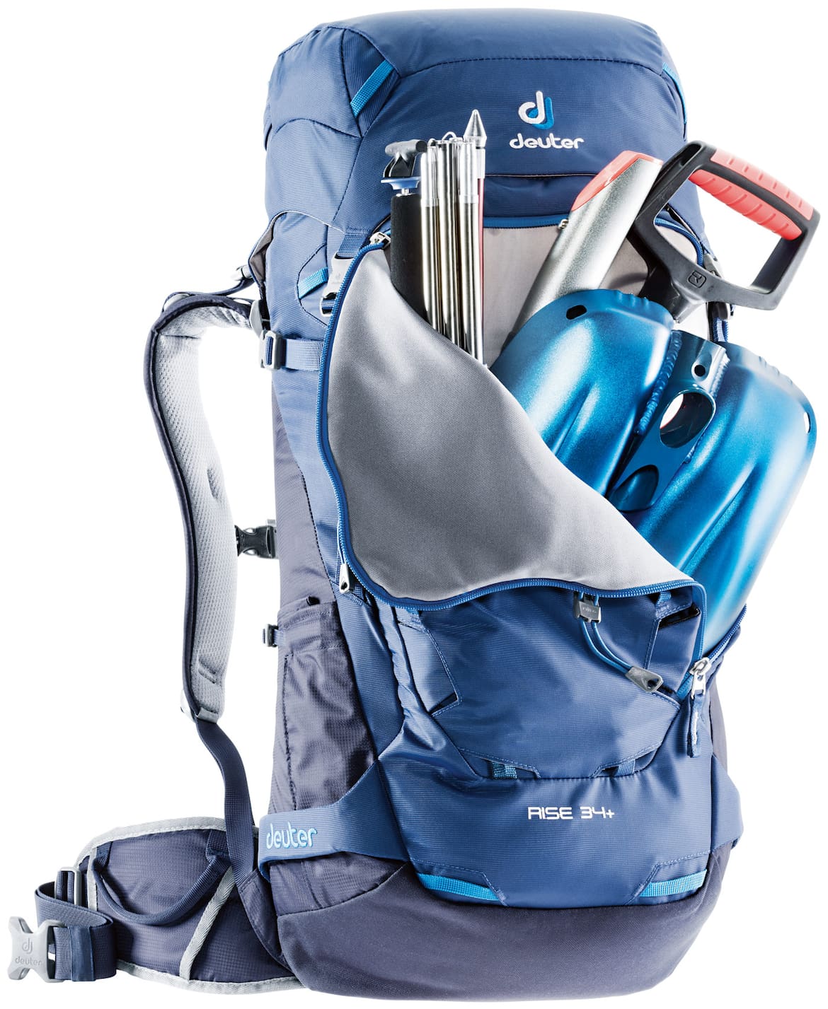 Deuter Rise 34+ – der optimale Skitourenrucksack mit vielen Extras.