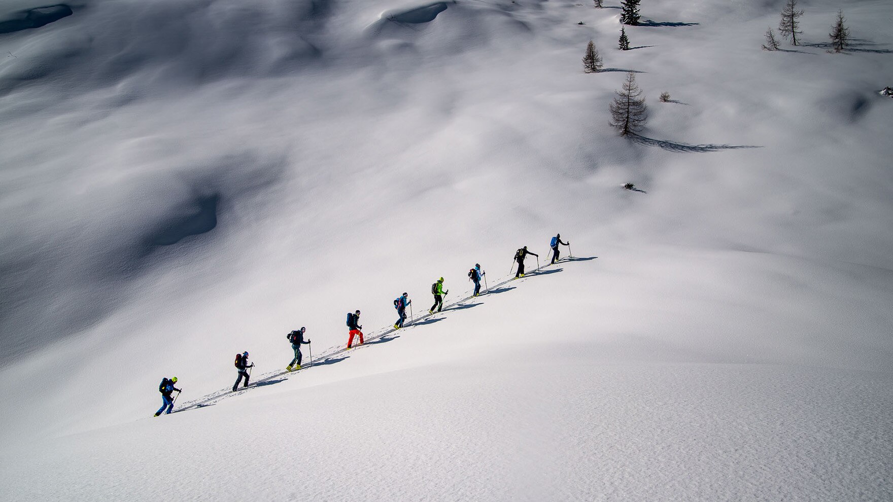 Der bekannte Alpinist aus Südtirol, Simon Gietl begleitete die Crew an Tag 5. 