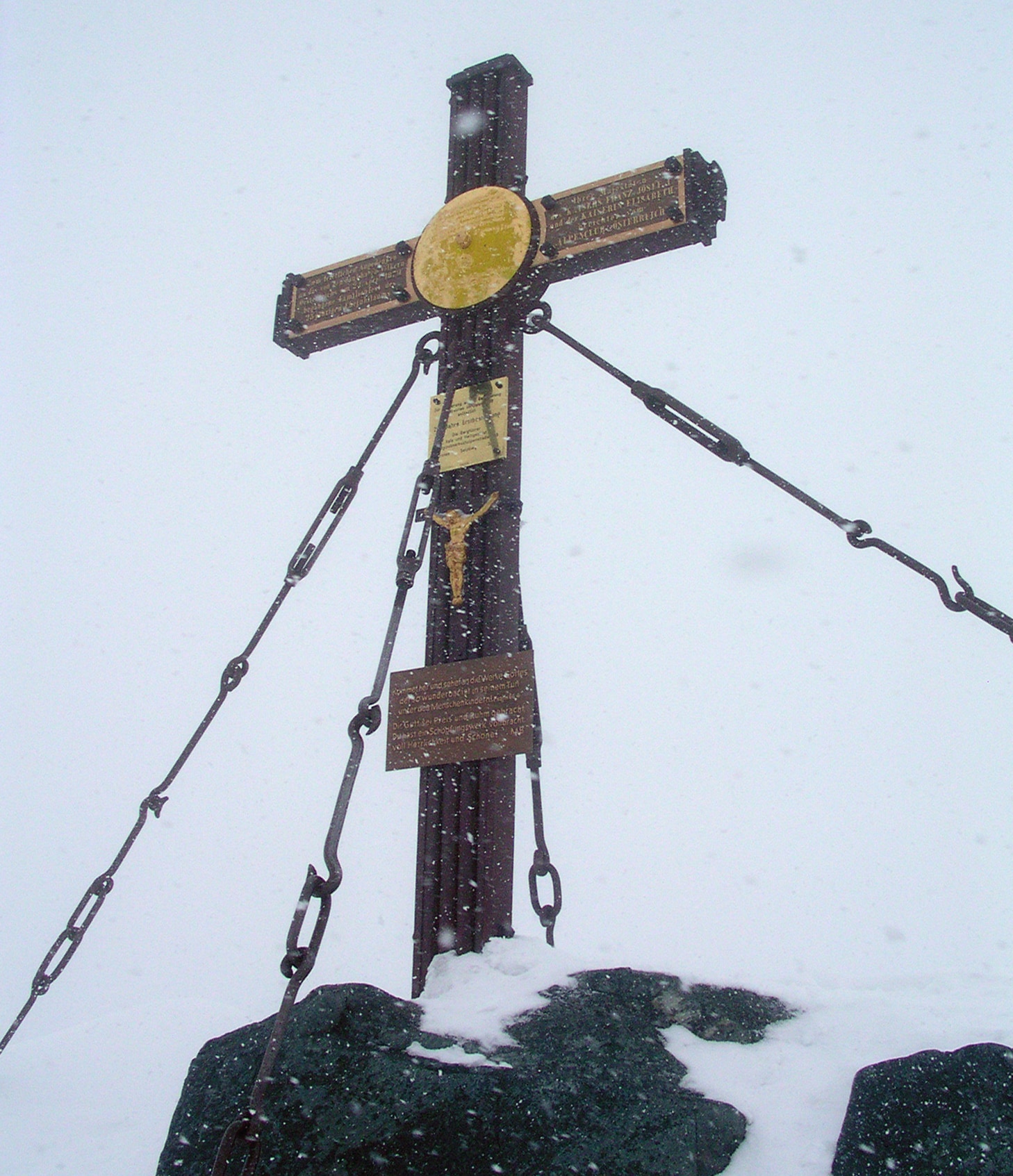 Das "Kaiserkreuz" am Großglockner