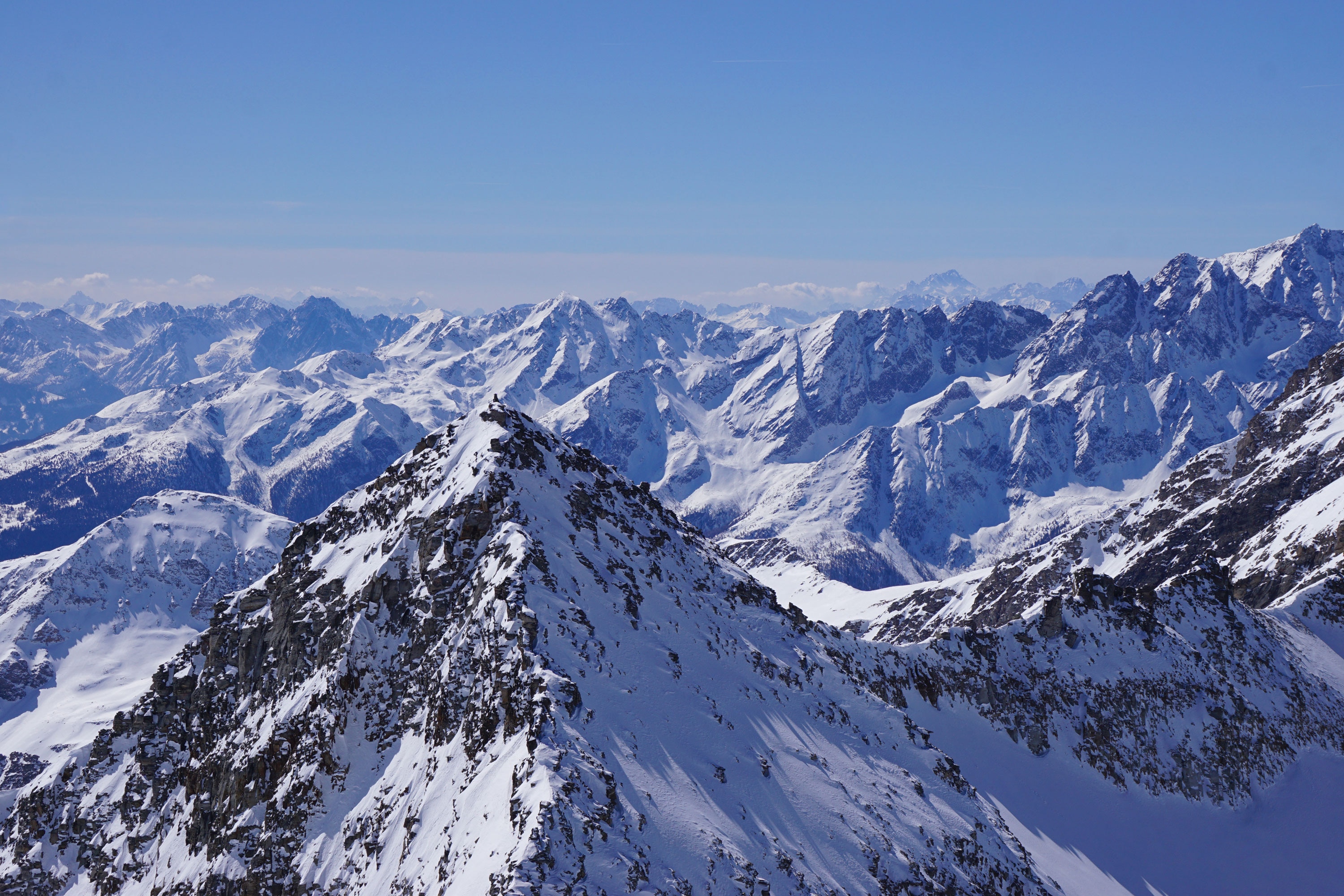 Traumhafter Blick auf die Goldbergspitze (3.073 m)