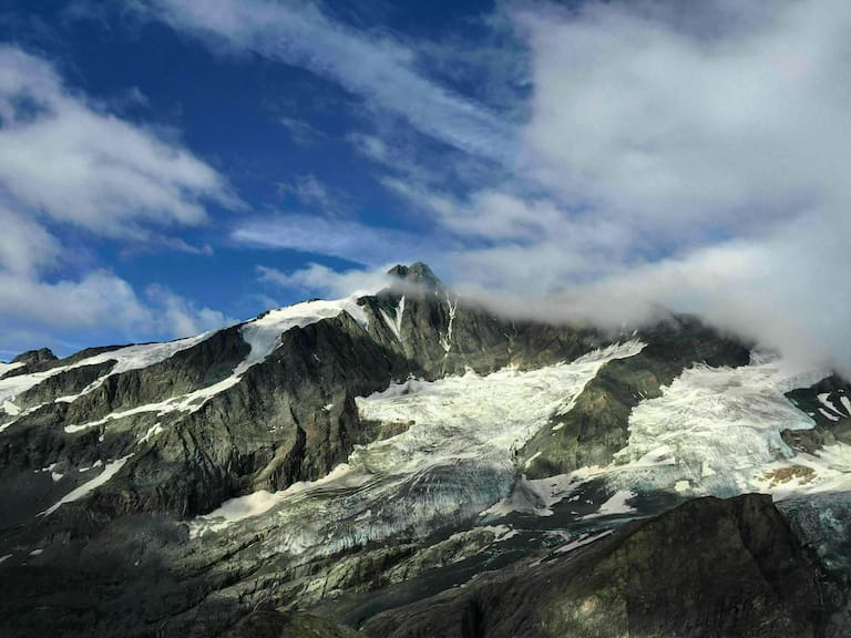 Der Großglockner von der Kärntner Seite aus gesehen