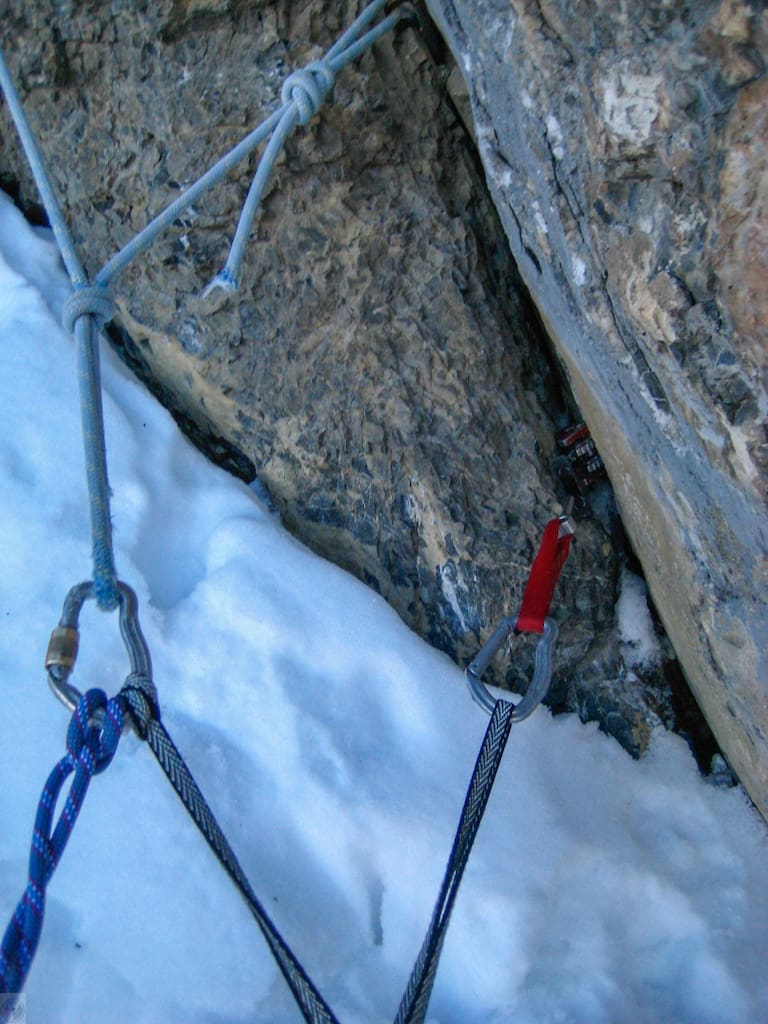 Gute Seiltechnik ist Voraussetzung für die Eiger Nordwand.