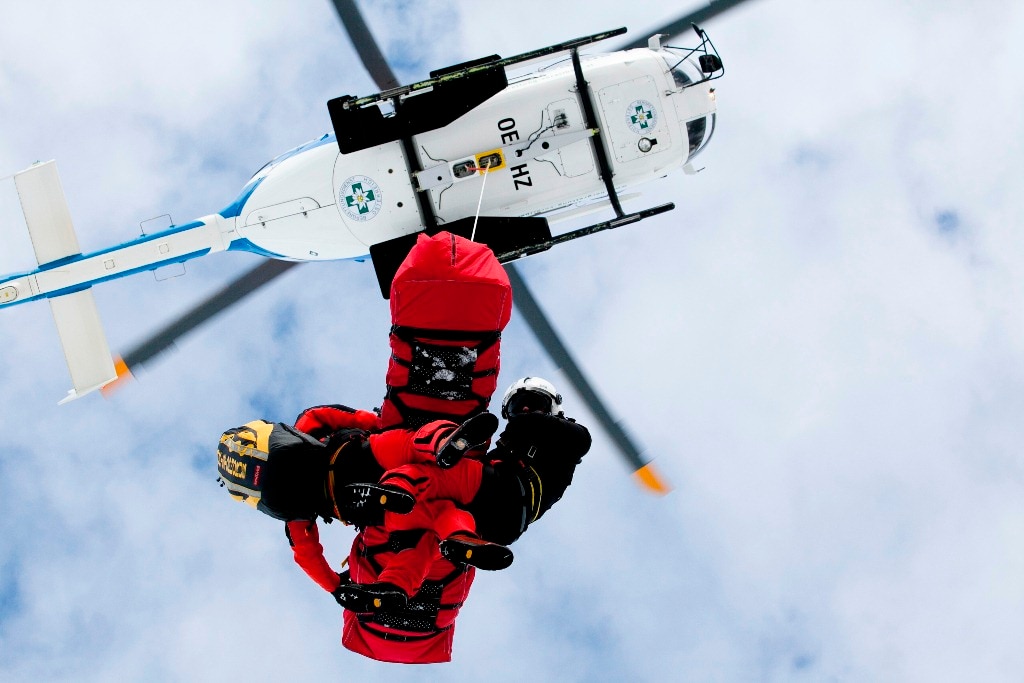 Experten für den Notfall: Hubschrauberbergung der Bergrettung Vorarlberg