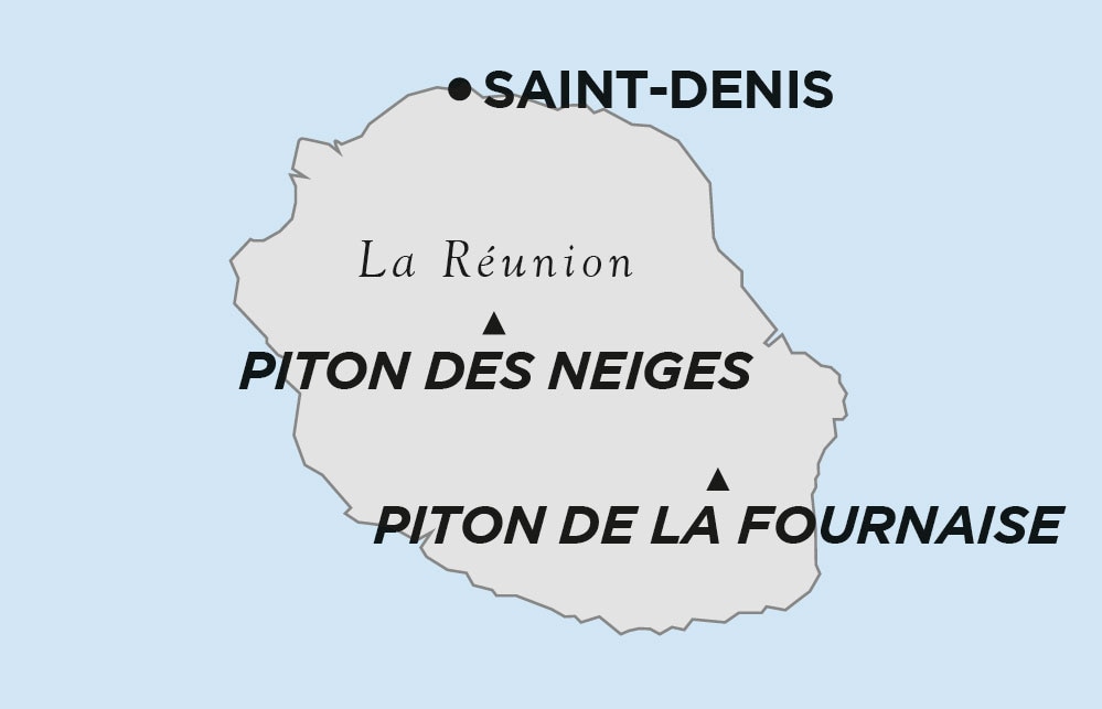 La Réunion Karte