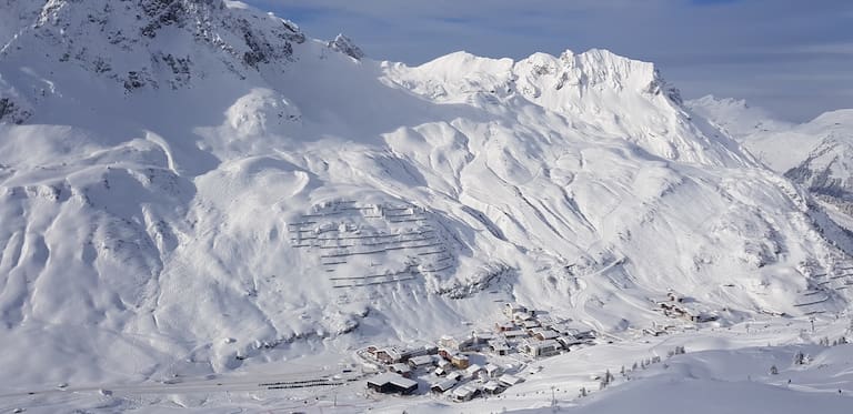 Perfekte Schneeverhältnisse am Arlberg