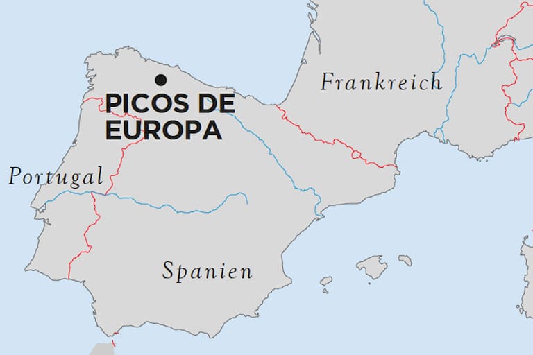 Asturien Karte