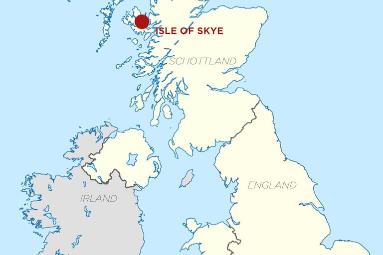 Karte Isle of Skye