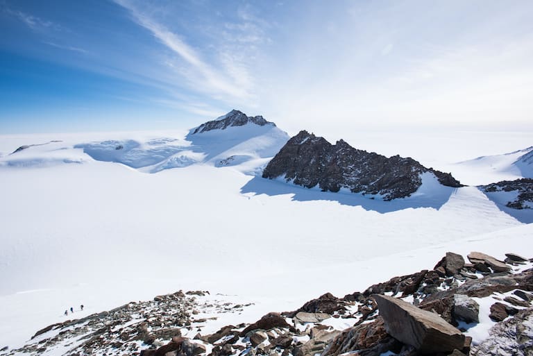 Der Mount Vinson in der Antarktis