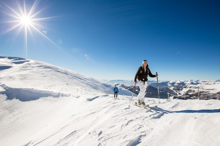 Skitourengeher in den Nockbergen