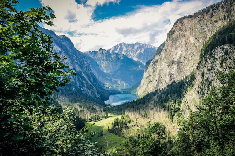 Der Nationalpark Berchtesgaden mit dem Obersee