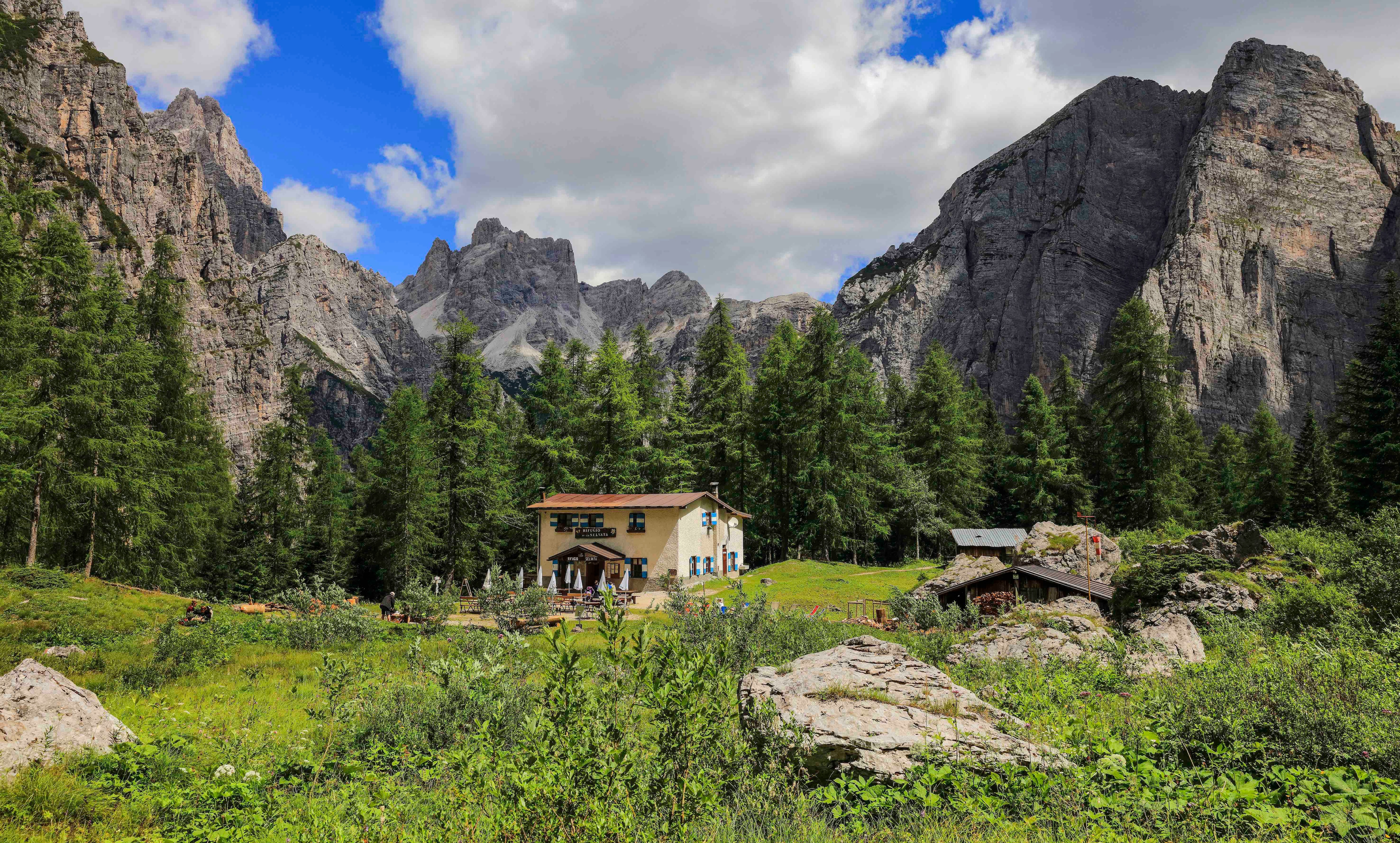 Rifugio Selvata in den Brenta-Dolomiten