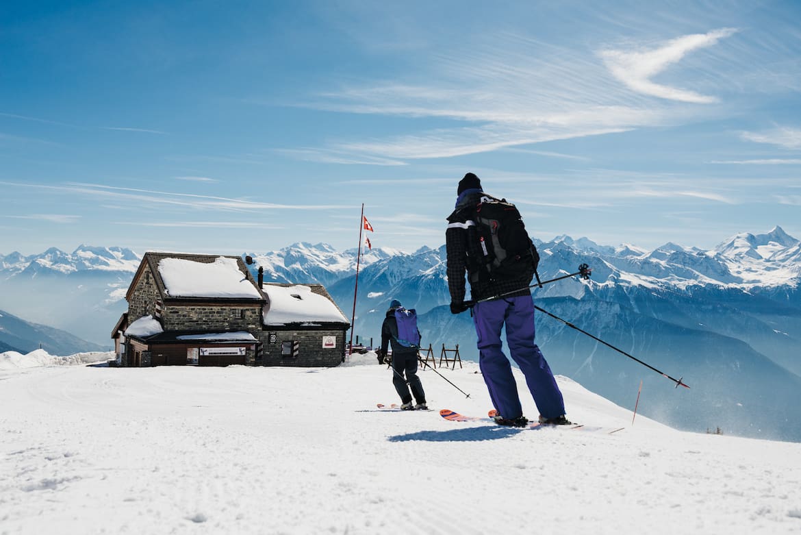 Crans-Montana ist ein Traumgebiet für Skifahrer und Tourengeher