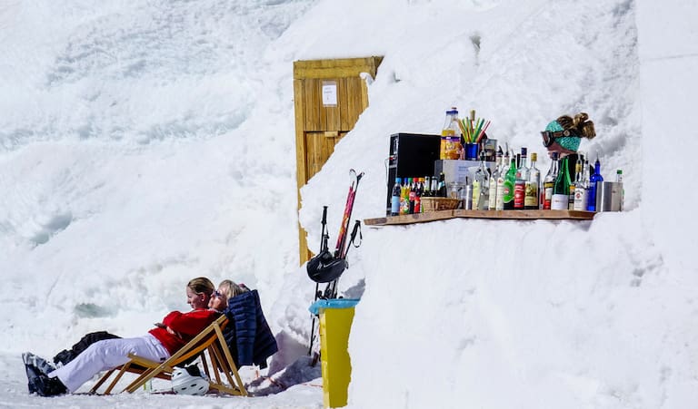 Schneebar Zugspitze