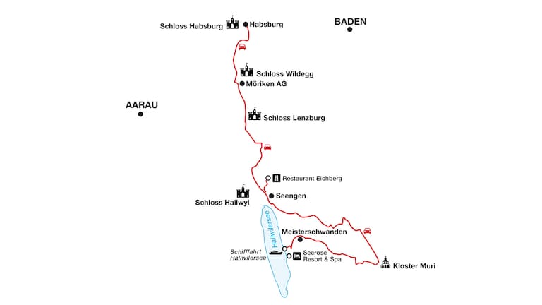102,2 km lang ist der "Aargauer Weg".