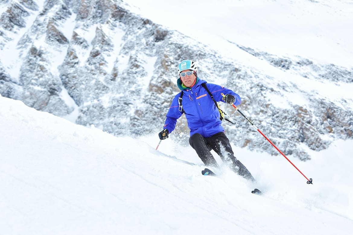 Das Abfahrtsvergnügen kommt auf den schwierigen Skitouren in Osttirol nicht zu kurz.