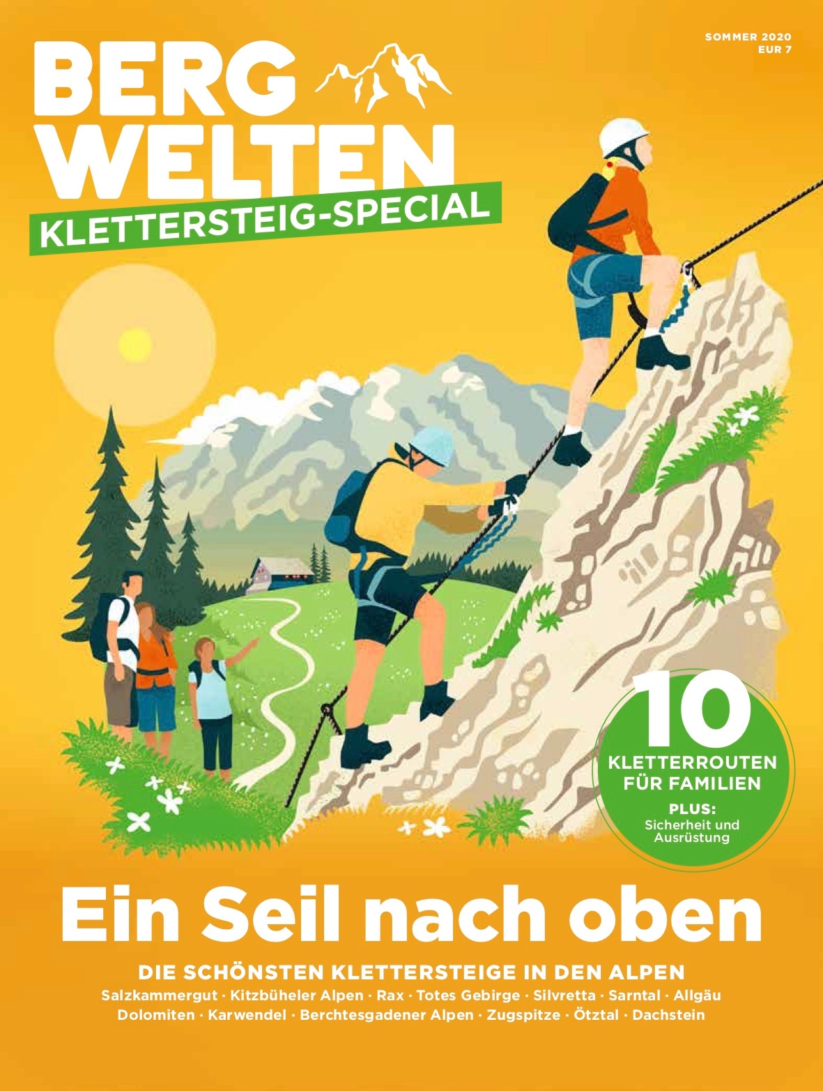 Das Klettersteig-Special findet ihr überall, wo es Zeitschriften gibt