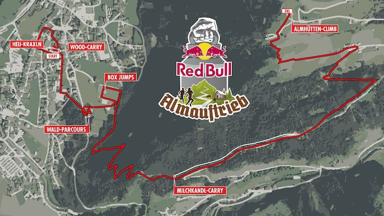 Strecke Red Bull Almauftrieb
